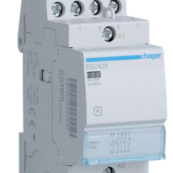 Контактор 25A ESC428 (3НТ+1НЗ, 230В) 2м Hager