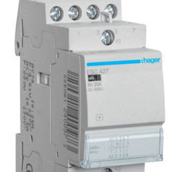 Контактор 25A ESC427 (2НВ+2НЗ, 230В) 2м Hager