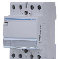 Контактор 40A ESC441 (4НЗ, 230В) 3м Hager
