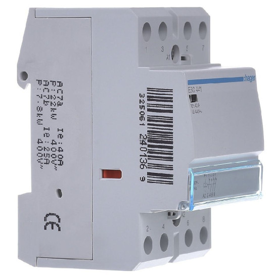 Контактор 40A ESC441 (4НЗ, 230В) 3м Hager