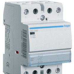 Контактор 40A ESC240 (2НО, 230В) 3м Hager