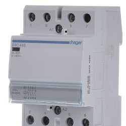 Контактор 40A ESC443 (3НТ+1НЗ, 230В) 3м Hager