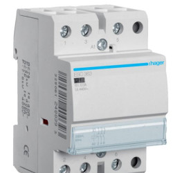 Контактор 63A ESC363 (3НВ, 230В) 3м Hager