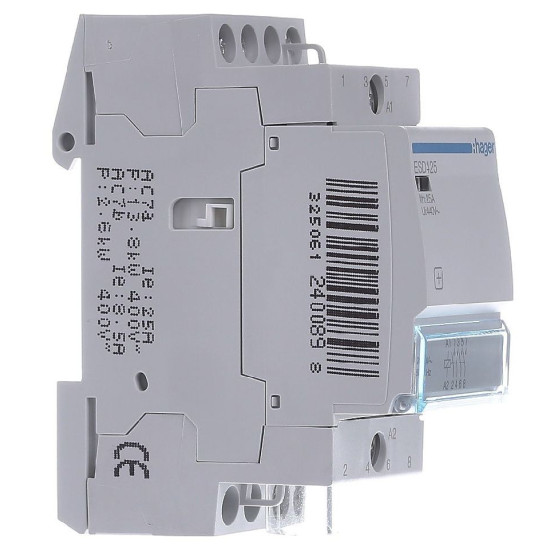 Контактор 25A ESD425 (4НО, 24В) 2м Hager