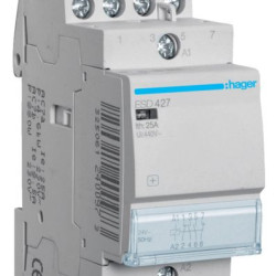 Контактор 25A ESD427 (2НВ+2НЗ, 24В) 2м Hager