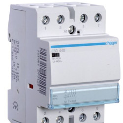 Контактор 40A ESD440 (4НО, 24В) 3м Hager