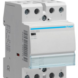 Контактор 63A ESD263 (2НО, 24В) 3м Hager