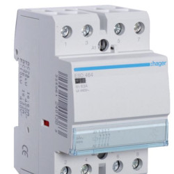 Контактор 63A ESD464 (4НЗ, 24В) 3м Hager