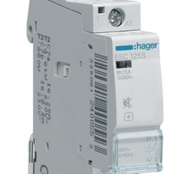 Контактор 25A ESC125 (1НВ, 230В) 1м Hager