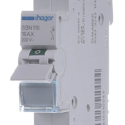 Вимикач навантаження Hager SBN116 1P 16А/230В 1м