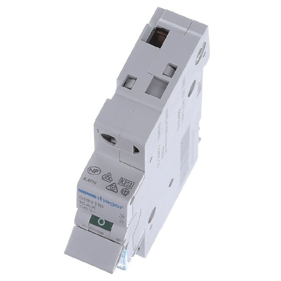 Вимикач навантаження Hager SBN116 1P 16А/230В 1м