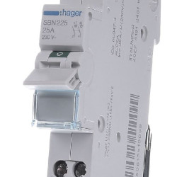 Вимикач навантаження Hager SBN225 2P 25А/230В 1м