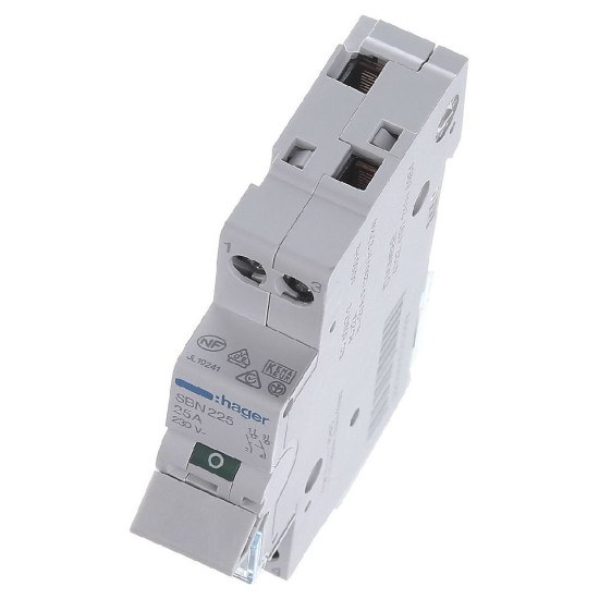 Вимикач навантаження Hager SBN225 2P 25А/230В 1м