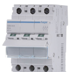 Вимикач навантаження Hager SBN363 3P 63А/400В 3м