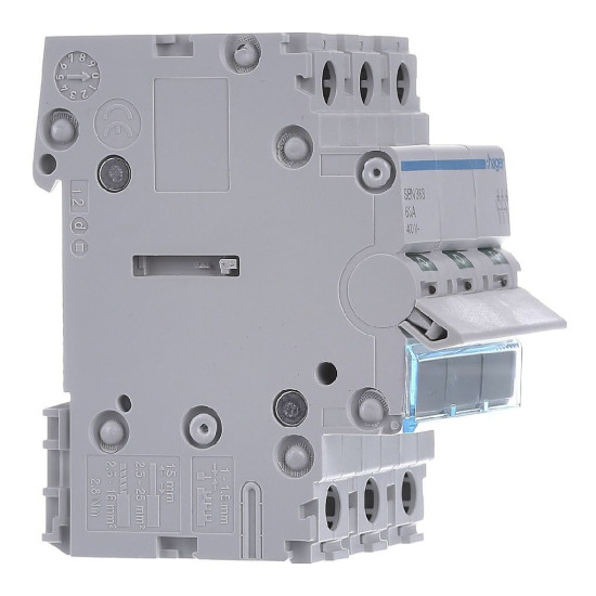 Вимикач навантаження Hager SBN363 3P 63А/400В 3м