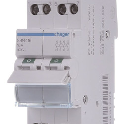 Вимикач навантаження Hager SBN416 4P 16А/400В 2м