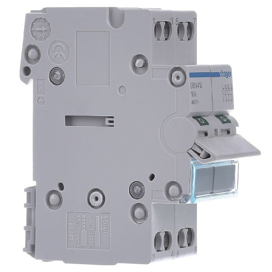 Вимикач навантаження Hager SBN416 4P 16А/400В 2м