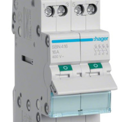 Вимикач навантаження Hager SBN416 4P 16А/400В 2м