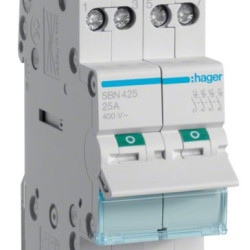 Вимикач навантаження Hager SBN425 4P 25А/400В 2м
