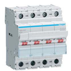 Вимикач навантаження Hager SBN440 4P 40А/400В 4м