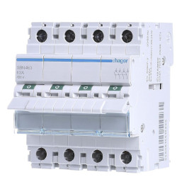 Вимикач навантаження Hager SBN463 4P 63А/400В 4м