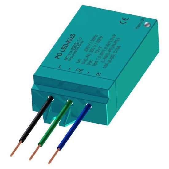 Пристрій захисту від імпульсних перенапруг E.next 92.201 PO LED-K/zS для LED освітлення