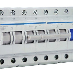 Перемикач Hager SF463 I-0-II 3+N 63А/400В 8м