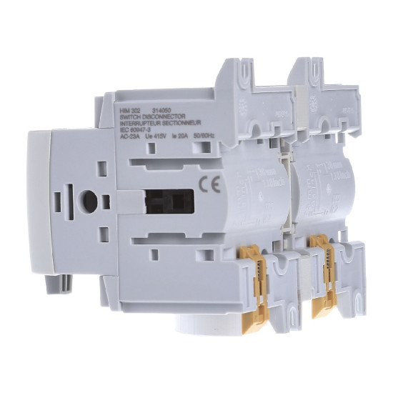 Перемикач Hager HIM302 I-0-II 20А 400/690В 3P 5м