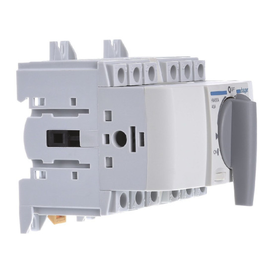 Перемикач Hager HIM304 I-0-II 40А 400/690В 3P 5м