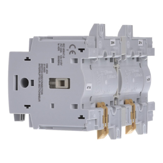 Перемикач Hager HIM404 I-0-II 40А 400/690В 4P 7м