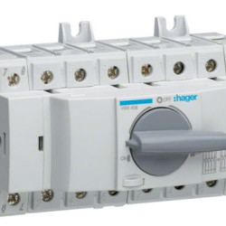 Перемикач Hager HIM408 I-0-II 80А 400/690В 4P 8м