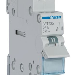 Перемикач Hager SFT125 1P 25А/230В 1м I-0-II