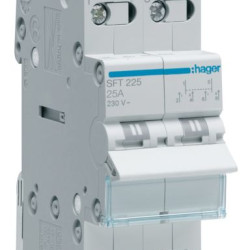 Перемикач Hager SFT225 2P 25А/230В 2м I-0-II