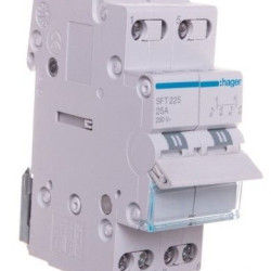 Перемикач Hager SFT225 2P 25А/230В 2м I-0-II