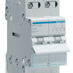 Перемикач Hager SFT240 2P 40А/230В 2м I-0-II