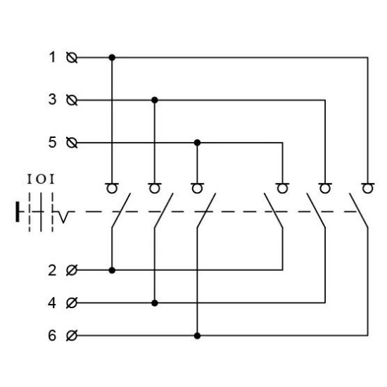 Рубильник Аско-Укрем QS5-15N A0100010002 1-0-1 на 15А