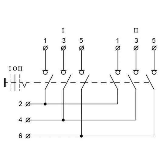 Рубильник Аско-Укрем QS5-30P/3 A0100010006 1-0-2 на 30А