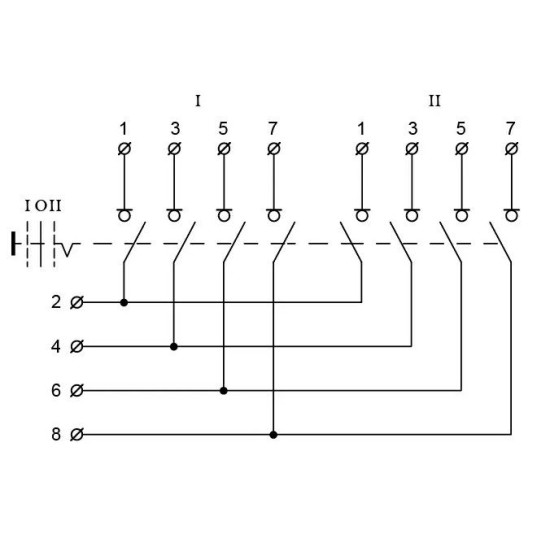 Рубильник Аско-Укрем QS5-63P/4 A0100010009 1-0-2 на 63А