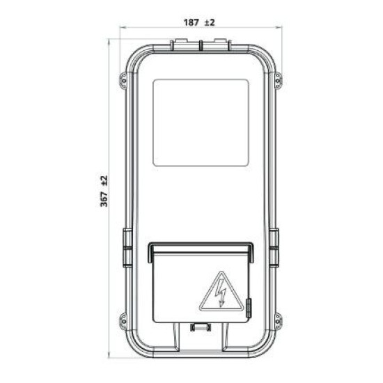 Ящик розподільчий NIK DOT 1 IP54