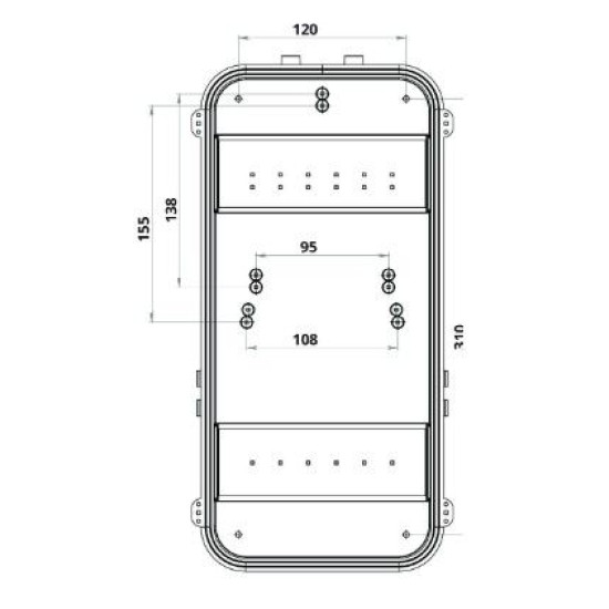Ящик розподільчий NIK DOT 1 IP54