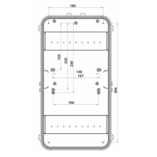 Ящик розподільчий NIK DOT 3; IP54
