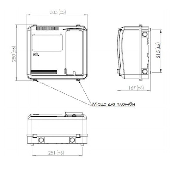 Ящик для електролічильників NIK DOT 3.1 IP54