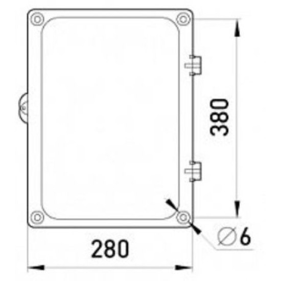 Шафа під лічильник e.mbox.stand.plastic.n.f3