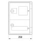 Шафа під лічильник e.plbox.250.330.130.1f.2m.blank E.Next