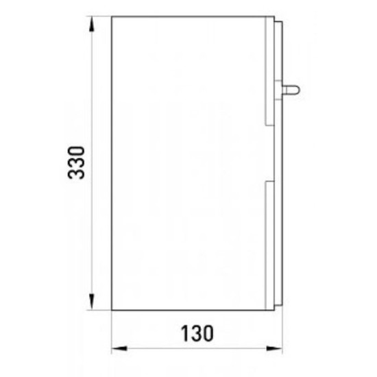 Шафа під лічильник e.plbox.250.330.130.1f.2m.blank E.Next