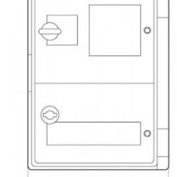 Шафа під лічильник e.plbox.300.400.165.1f.15m.blank E.Next