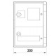 Шафа під лічильник e.plbox.300.400.165.1f.15m.blank E.Next