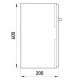 Шафа під лічильник e.plbox.400.600.200.3f.20m.blank E.Next