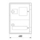Шафа під лічильник e.plbox.400.500.175.3f.6m.blank E.Next