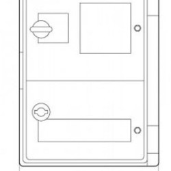 Шафа під лічильник e.plbox.250.330.130.1f.2m.tr E.Next